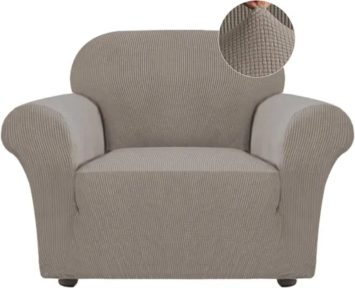 Miniatura 76 de Turquoize Funda elástica para silla reclinable, funda para sofá reclinable, funda de sofá de 1 pieza con bolsillo lateral, funda protectora