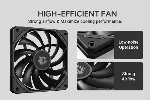 Miniatura 4 de ID-COOLING IS-67-XT Negro Enfriador de CPU de Bajo Perfil de 67mm de Altura 6 Tubos de Calor Enfriador de Aire de CPU para HTPCs, ITX