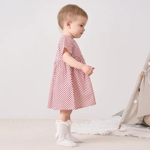 Miniatura 35 de pureborn Vestido de bebé niña 0-24 meses