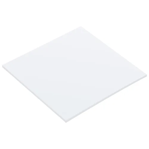 MECCANIXITY UHMW Hoja de polietileno de peso molecular ultra alto, hoja de plástico duro, 6.1 x 6.1 x 0.12 pulgadas, color blanco