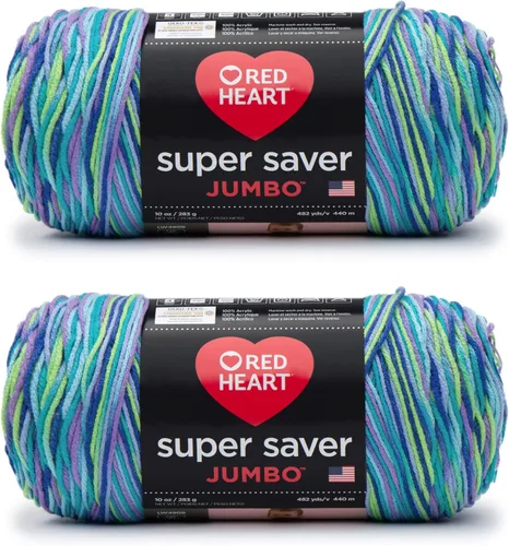Miniatura 90 de Red Heart Super Saver Jumbo Ovillo de lana, Amatista