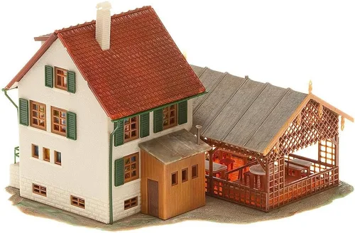 Miniatura 2 de Faller 130269 Village Inn con soporte de banda HO Scale Kit de construcción