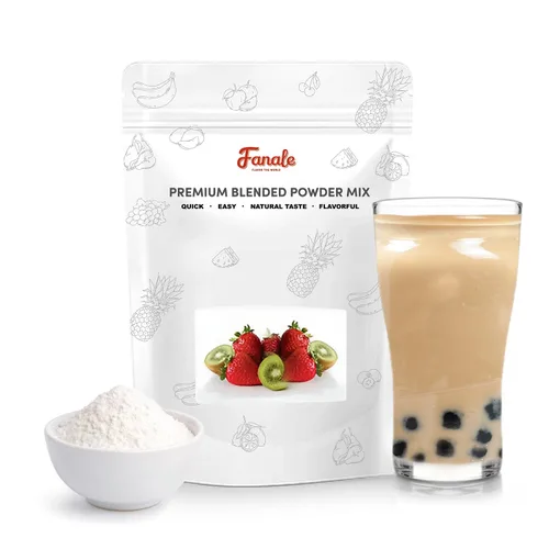 Miniatura 12 de Fanale Té en polvo con leche de azúcar morena Okinawa prémium Polvo saborizante de té de burbujas, perfecto para hornear, batidos y bebidas, 2.2