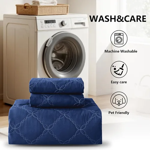 Miniatura 5 de Protector de colchón impermeable – Protector de colchón de tamaño individual silencioso y estilo sábana bajera Protección completa de cama