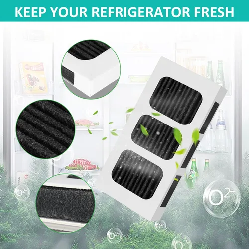Miniatura 3 de Paquete de 6 filtros de aire de repuesto para refrigerador PAULTRA2, compatible con Frigidaire Pure Air Ultra 2, Pure Air Ultra II, Pureair Ultra II