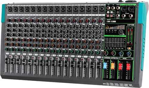 Miniatura 10 de Depusheng PA8 Mezclador de Audio Profesional / Mesa de Mezclas / Consola de Audio de Escritorio, Sistema de Interfaz de 8 Canales, Digital, USB
