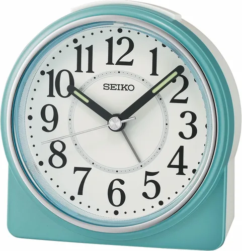 Miniatura 4 de Seiko Marui - Reloj despertador para dormitorio, color negro metálico