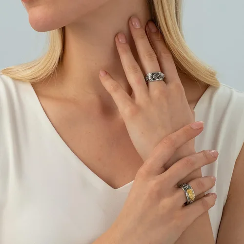 Miniatura 3 de Vikeney 2 anillos ajustables de mantra Feng Shui Pixiu para hombres y mujeres, amuleto budista de la suerte, mantra, protección cuádruple, riqueza