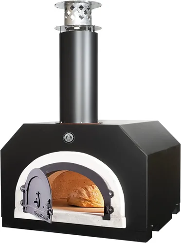 Miniatura 11 de Chicago Brick Oven Horno de pizza al aire libre de leña, horno de encimera CBO-500 con campana de vena de cobre Veta de cobre