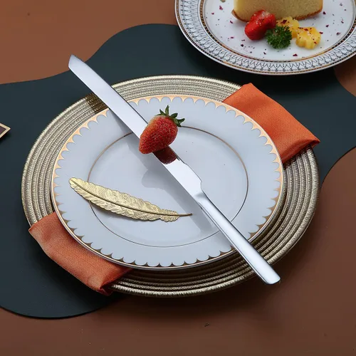 Miniatura 5 de Juego de cuchillo y servidor de pastel de boda, juego de corte de pastel de acero inoxidable para boda, incluye cortador de pasteles y servidor