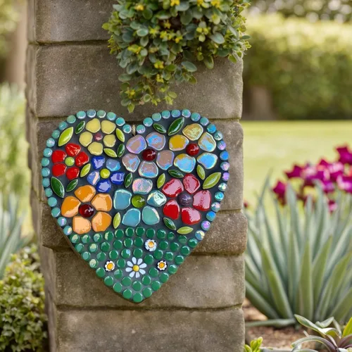 Miniatura 3 de Youway Style Azulejos de mosaico de flores para manualidades a granel, suministros de azulejos de mosaico iridiscentes de 1 libra, piezas de mosaico