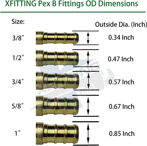 Miniatura 3 de XFITTING - Adaptador giratorio hembra XFITTING de 1/2 pulgada Pex B x 1/2 pulgadas, adaptador giratorio NPT hembra
