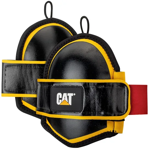 CAT Rodilleras antideslizantes suaves para protección de trabajo, correas elásticas seguras, construcción, trabajos de piso, cojín interior, un par
