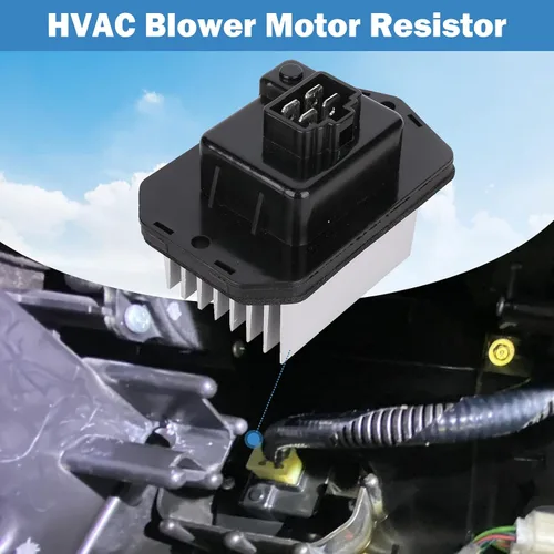 Miniatura 6 de Resistencia del motor del ventilador HVAC Módulo de control del ventilador de CA - Compatible con Honda Accord, Civic, CR-V, Element, Odyssey