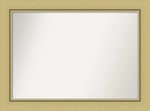 Miniatura 124 de Amanti Art Landon Gold Espejo de baño, espejo de pared o espejo de tocador de baño sobre el fregadero (26.25 x 26.25 pulgadas) Espejo no biselado