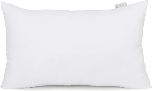 Miniatura 13 de Acanva Insertos decorativos cuadrados para almohada, relleno hipoalergénico para cojín, 30 cm L x 30 cm W, blanco