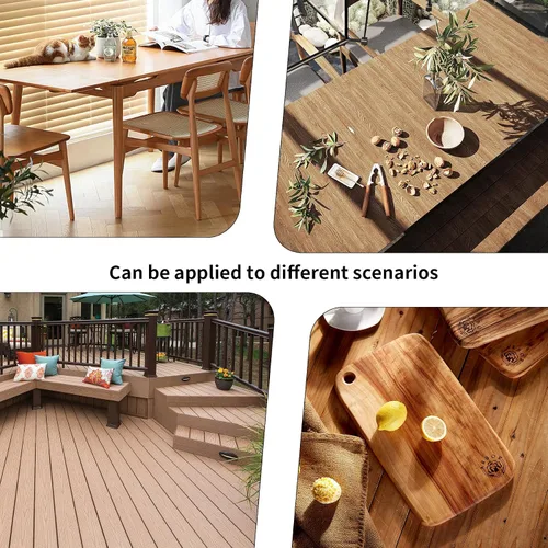 Miniatura 6 de Aceite Tung puro 100% natural de 32 onzas para acabado de madera, seguro de grado alimenticio, aceite tung impermeable para suelos de madera