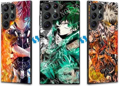 Miniatura 20 de Funda 3D Anime Motion para Samsung Galaxy S22, a prueba de golpes, suave, antiarañazos, manga cambiable, compatible con Samsung Galaxy S22, 6.1