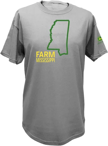 Miniatura 2 de John Deere Camiseta de manga corta con estampado de Estados Unidos y Canadá Farm State Pride
