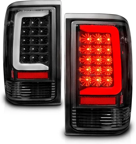 Miniatura 3 de AmeriLite Juego de luces traseras para camioneta Ford Ranger 1993-1997 tipo C halógeno, LED, tubo de repuesto para camioneta, lado del pasajero