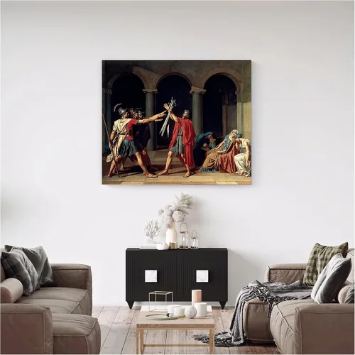Miniatura 797 de A&T ARTWORK Campo de trigo con cipreses de Van Gogh Las reproducciones de arte clásico mundial, impresiones en lienzo giclée para decoración