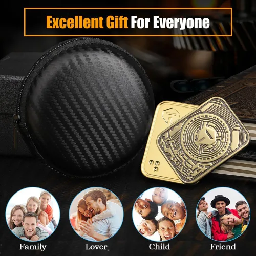 Miniatura 7 de Cool Chip Fidget Slider para niños, juguetes para ansiedad para adultos, juguetes magnéticos de metal, juguetes de escritorio, accesorios EDC