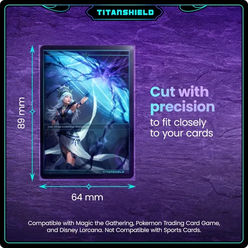 Miniatura 4 de TitanShield Fundas interiores transparentes y transparentes 1000 quilates Se adapta perfectamente a las fundas de tarjetas Compatible