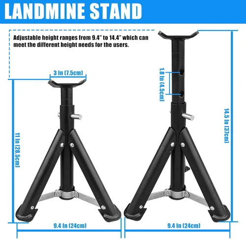 Miniatura 2 de Mango de Mina Terrestre Viking Press para Barra de 2 Pulgadas, Accesorios de Entrenamiento de Fuerza para Prensa de Hombro y Accesorio de Fila en T