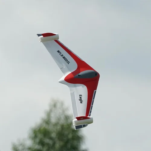 Miniatura 3 de Eagle Twin 1.575 in EDF Flying Wing con Gyro RC Avión RC Racing Avión PNP (transmisor, receptor o batería no incluida) (rojo)