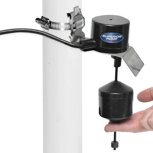 Miniatura 2 de Superior Pump 92010 Interruptor de flotador vertical, negro