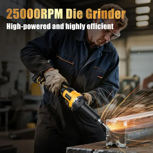 Miniatura 2 de Amoladora de troqueles compatible con batería Dewalt 20V MAX, amoladora de troqueles inalámbrica con motor sin escobillas de 25000 RPM, recolección