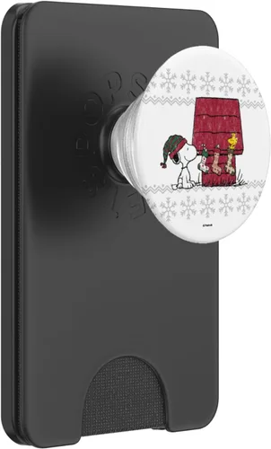 Miniatura 7 de Peanuts Holiday Snoopy medias PopSockets agarre y soporte para teléfonos y tabletas