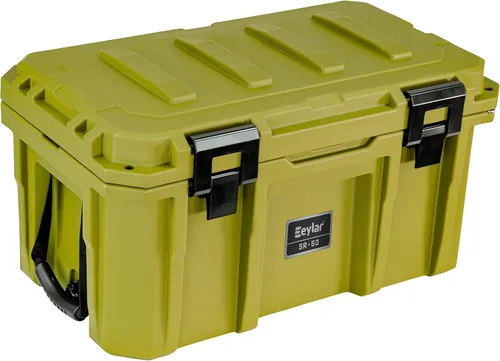 SR-50 Maletín de Equipaje Crossover Overland, Estuche Duro para Equipo, Moldeado por Rotación, Apilable con Cerradura de Hasp de Candado, Montaje