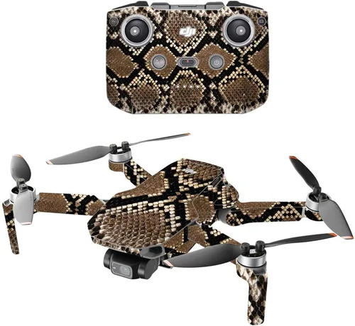 Miniatura 12 de MightySkins Compatible con DJI Mini 2 Dron portátil – Jirafa Funda protectora de vinilo duradera y única Fácil de aplicar, quitar y cambiar