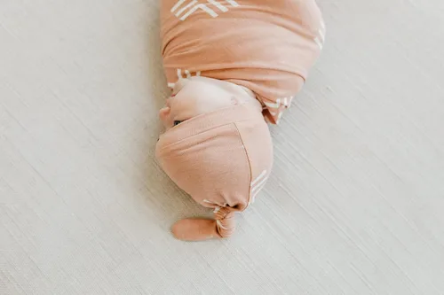 Miniatura 6 de Copper Pearl Baby Beanie Hat Top Knot
