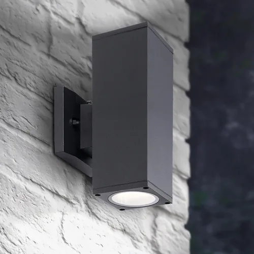 Miniatura 10 de ASD Lámpara de pared para exteriores de 1 luz Portalámparas E26 de 60W 120V ETL Luces cilíndricas hacia arriba y hacia abajo Aplique de pared