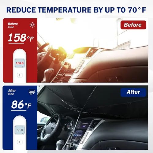 Miniatura 5 de for Chevrolet Cruze 2016-2019,Car Windscreen Sunshade,Front Window UV UmbrellaHeat-Insulating Foldable Parasol
