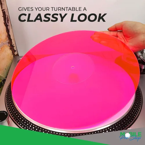 Miniatura 3 de Tapete acrílico para tocadiscos de vinilo para jugadores LP de 12 pulgadas, reduce el ruido y mejora la calidad del sonido y proporciona graves más