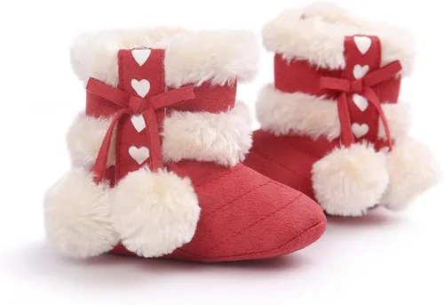 Miniatura 2 de Botas Estamico de invierno, con lazo, de nieve, de felpa, para niña