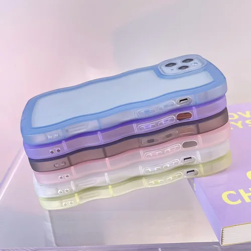Miniatura 6 de Funda transparente compatible con iPhone 11 Pro, bonita funda delgada de silicona suave, antiarañazos, a prueba de golpes, para mujeres y niñas, Azul