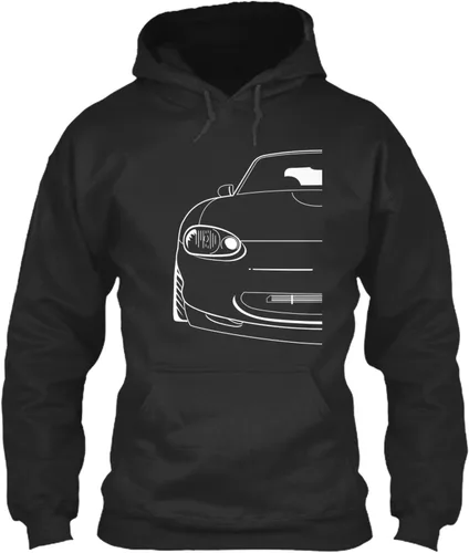 Miniatura 3 de Miata MX-5 NB White Outline - Sudadera con capucha unisex, Playera