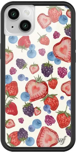 Miniatura 65 de Fundas Wildflower - Realización Par x Devon Lee Carlson, Compatible con Apple iPhone 13/14 Rojo, Ranas, Colaboración - Protector de goma negro