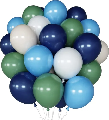 Miniatura 10 de Globos negros dorados, paquete de 60 globos de látex de 12 pulgadas negros metálicos cromados dorados con globo de confeti dorado para hombres