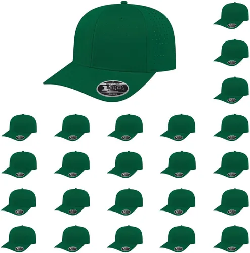 Miniatura 42 de Cap America i8533 Flexfit 110 Gorra Snapback Perforada de Rendimiento de Perfil Medio de 6 Paneles con Protección UV y Snapback Ajustable