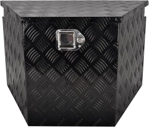 Miniatura 16 de Caja de herramientas de aluminio de 60 pulgadas para camión, caja de pecho de remolque, organizador de almacenamiento bajo la carrocería