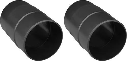 POWERTEC 70123 Conector de manguera de polvo de 4 pulgadas con adaptador de empalme de conexión rápida, plástico ABS, 1 paquete (paquete de 2)