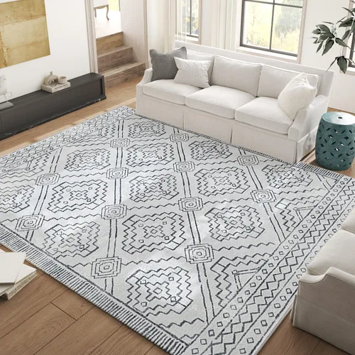 Miniatura 54 de jinchan Alfombra marroquí de pasillo 2x10 para pasillo - Alfombra de pasillo para cocina bohemia lavable a máquina, alfombra moderna suave, Boho