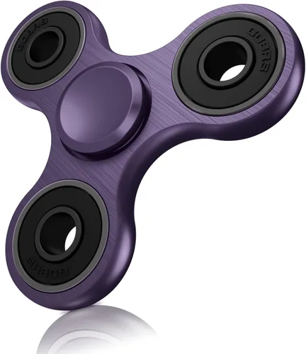 Miniatura 9 de Juguetes Spinner Fidget, Rodamientos de Acero Inoxidable de Alta Velocidad de 2 a 5 Minutos de Giro, Juguetes Spinner EDC Alivian y Reducen el Azul