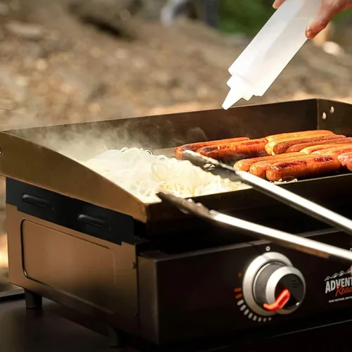 Miniatura 6 de Protectores de viento magnéticos de acero, juego de 4, para parrilla Blackstone de 22 pulgadas, accesorios de parrilla superior plana, pantalla