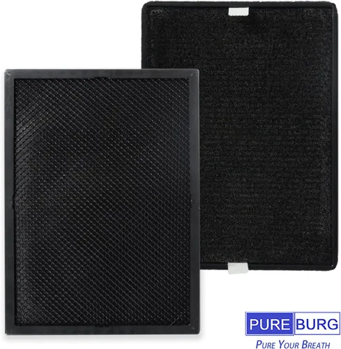Miniatura 2 de PUREBURG Filtro de repuesto compatible con LEVOIT LV-H126 purificador de aire piezas de filtro LV-H126-RF, 2 H13 True HEPA y 8 prefiltros de carbón